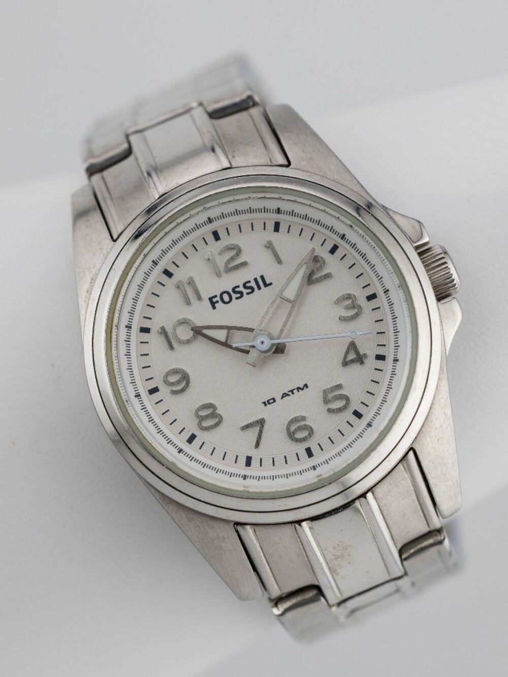 Fossil AMB4274 Women's Field Arabic Dial Quartz Analog Watch Fresh Battery